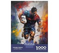 Jugador de Rugby en acción 1000 Piezas Set De Puzzle Puzzle Premium, Cartón Resistente - DIY Super Divertido para La Familia, Decoración Bonita, Regalo De Cumple Ideal 52x38cm/1000pcs
