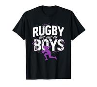 Jugador de rugby femenino abanico deportivo Orgullo atleta Camiseta