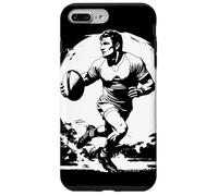 Jugador de rugby Oldschool para chicos Carcasa para iPhone 7 Plus/8 Plus