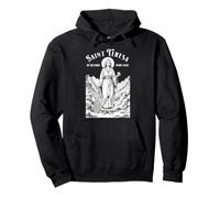 Jugador De Tenis Divertido Vintage Patrona Santa Teresa Deporte Sudadera con Capucha