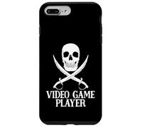 Jugador De Videojuegos Pirata Cráneo Bandera Velero Jugador Piratas Carcasa para iPhone 7 Plus/8 Plus