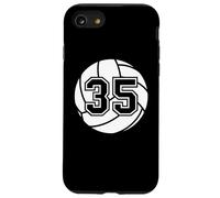 Jugador de voleibol #35 Voleibol mamá papá Jersey número 35 Carcasa para iPhone SE (2020) / 7 / 8