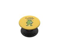 Jugador de Voleibol de Rana Divertida Que servimos al Amanecer PopSockets PopGrip Adhesivo