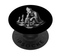 Jugador del Club de Ajedrez Obispo Jugando PopSockets PopGrip Adhesivo