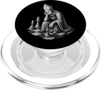 Jugador del Club de Ajedrez Obispo Jugando PopSockets PopGrip para MagSafe