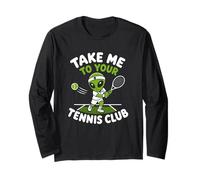 Jugador del Club de Tenis Alien UFO secuestro Nave Espacial Manga Larga