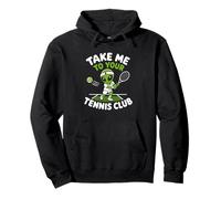 Jugador del Club de Tenis Alien UFO secuestro Nave Espacial Sudadera con Capucha