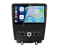 Jugador del Coche Radio para Android 13 con Botones funcionales para Ford para Mustang 2010-2014 Aire Acondicionado Manual Multimedia(4G 64G)