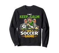 Jugador del día del Partido de fútbol I Can't Keep Calm Sudadera