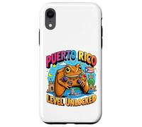 Jugador Desbloqueado de Nivel puertorriqueño Coqui Frog Carcasa para iPhone XR