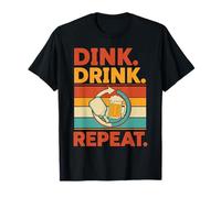 Jugador Divertido de Pickleball Dink Drink Repeat Camiseta