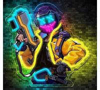 Jugador Joker Señal de Neón Decoracion,Anime Gamer Letrero de Neon para Sala De Juegos Habitacion Fiesta Bar,Gaming Luces LED Regulable Regalo para Juventud Hombres Mujeres USB Powered（13"*13.2"）