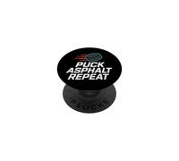 Jugador Juvenil de Hockey sobre Patines en línea Street Asphalt Puck PopSockets PopGrip Adhesivo