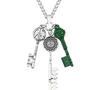 Jugador Listo para Películas, un amuleto, collar de moda, forma de llave metálica, colgantes para hombres, mujeres, joyería, accesorios, amigos regalos.