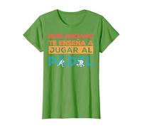 Jugador Padel Este Anciano Enseña A Jugar Al Pádel Padelista Camiseta, Mujer, Hierba, L