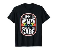 Jugador Pádel Life Is Better Inside The Cage Padel Camiseta