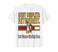 Jugador Retirado Quest Retiro Completo Nuevo Juego Comenzando No Camiseta