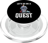Jugador RPG Let's Go On A Quest Knight Warrior Player PopSockets PopGrip para MagSafe