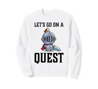 Jugador RPG Let's Go On A Quest Knight Warrior Player Sudadera