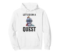 Jugador RPG Let's Go On A Quest Knight Warrior Player Sudadera con Capucha