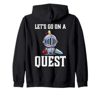Jugador RPG Let's Go On A Quest Knight Warrior Player Sudadera con Capucha