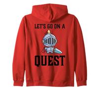 Jugador RPG Let's Go On A Quest Knight Warrior Player Sudadera con Capucha