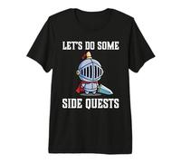 Jugador RPG Vamos a Hacer Algunas misiones secundarias Knight Warrior Player Camiseta Premium