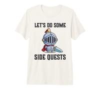 Jugador RPG Vamos a Hacer Algunas misiones secundarias Knight Warrior Player Camiseta Premium