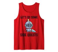 Jugador RPG Vamos a Hacer Algunas misiones secundarias Knight Warrior Player Camiseta sin Mangas