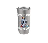 Jugador RPG Vamos a hacer algunas misiones secundarias Knight Warrior Player Vaso térmico de acero inoxidable de doble pared
