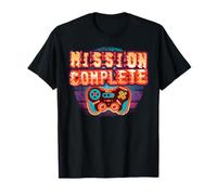 Jugador Videojuegos Camiseta Misión Cumplida Mando Camiseta