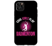 Jugadora De Bádminton Cool Girls Play Badminton Carcasa para iPhone 11 Pro MAX