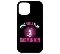 Jugadora De Bádminton Cool Girls Play Badminton Carcasa para iPhone 12 Pro MAX