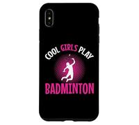Jugadora De Bádminton Cool Girls Play Badminton Carcasa para iPhone XS MAX