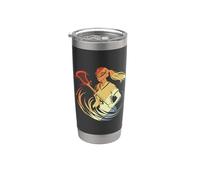 Jugadora de Lacrosse Gol Deporte para Chicas Vaso térmico de acero inoxidable de doble pared