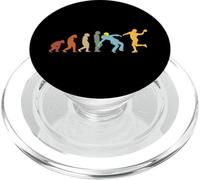 Jugadores de Dodgeball Evolución Deportes Vintage Dodgeball PopSockets PopGrip para MagSafe