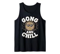 Jugadores de Gong Sonido Curación Meditación Música Espiritual Camiseta sin Mangas