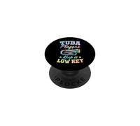 Jugadores de Tuba lo Mantienen bajo Clave Juego de Palabras de música PopSockets PopGrip Adhesivo