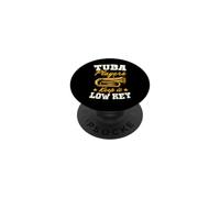 Jugadores de Tuba lo Mantienen bajo Clave Juego de Palabras de música PopSockets PopGrip Adhesivo