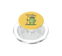 Jugamos En Dibujos Animados De Golfista Rana A PopSockets PopGrip para MagSafe