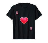 Jugando a Las Cartas Ace of Hearts Skat Poker Camiseta