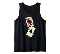 Jugando a Las Cartas I Casino Juego I Blackjack Camiseta sin Mangas