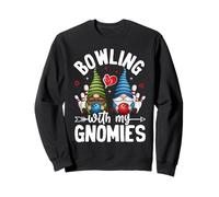 Jugando a los Bolos con mis gnomios Funny Bowler Strike Sudadera