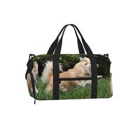 Jugando al patrón del Chihuahua,Bolso Deportivo Bandolera de Mano, Bolsa de Deporte, Bolsa de Viaje de Gran Capacidad para Mujeres y Hombres.