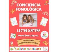Jugando con los sonidos y aprendiendo las letras. Lectoescritura y Conciencia Fonológica. Método Montessori.: Estimulación del lenguaje para prevenir ... aprender leer y escribir para niños español