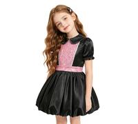 Jugaoge Niños Traje Tutú Jugar a Ser Un Ratón Vestimenta Cosplay Niñas Esequines Brillantes Murciélago Navidad Negro 11-12 años