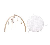 Jugar A Gymnasium Children - Montessoris Marco De Madera, Hoja De Actividades Toy Educativo | Juguetes Para Bebés Colgados Con Estera, Gimnasia De Madera Para Promover El Desarrollo De Motores De Coor