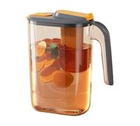 Jugar de agua de fruta Bolsa de agua, 2600 ml de jarra grande con infusión | Gran jarra de agua con frutas vertiendo, calor al calor para agua caliente/fría, bebidas aromatis