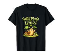Jugará para Lettuce Slug Cottagecore Meadow Graphic Camiseta