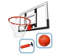 JugaToys - Canasta Baloncesto Infantil para Interior y Exterior - Incluye Pelota e Hinchador - Tablero Basket Diametro de 32cm - Juego Exterior Niños +3 años - Mini Canasta con Estructura Resistente